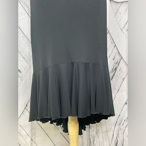 Zokai black high/low dress LBD M - Picture 4 of 9